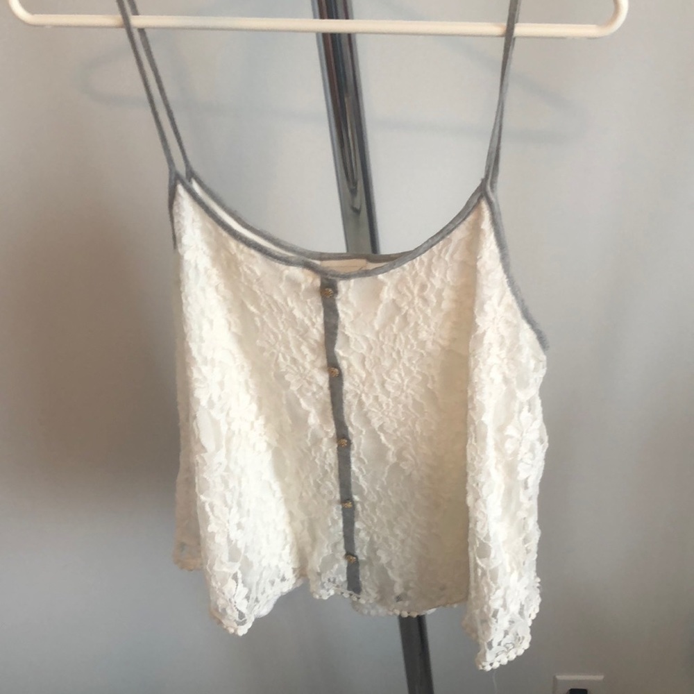 Daytrip lace tank top, crop top